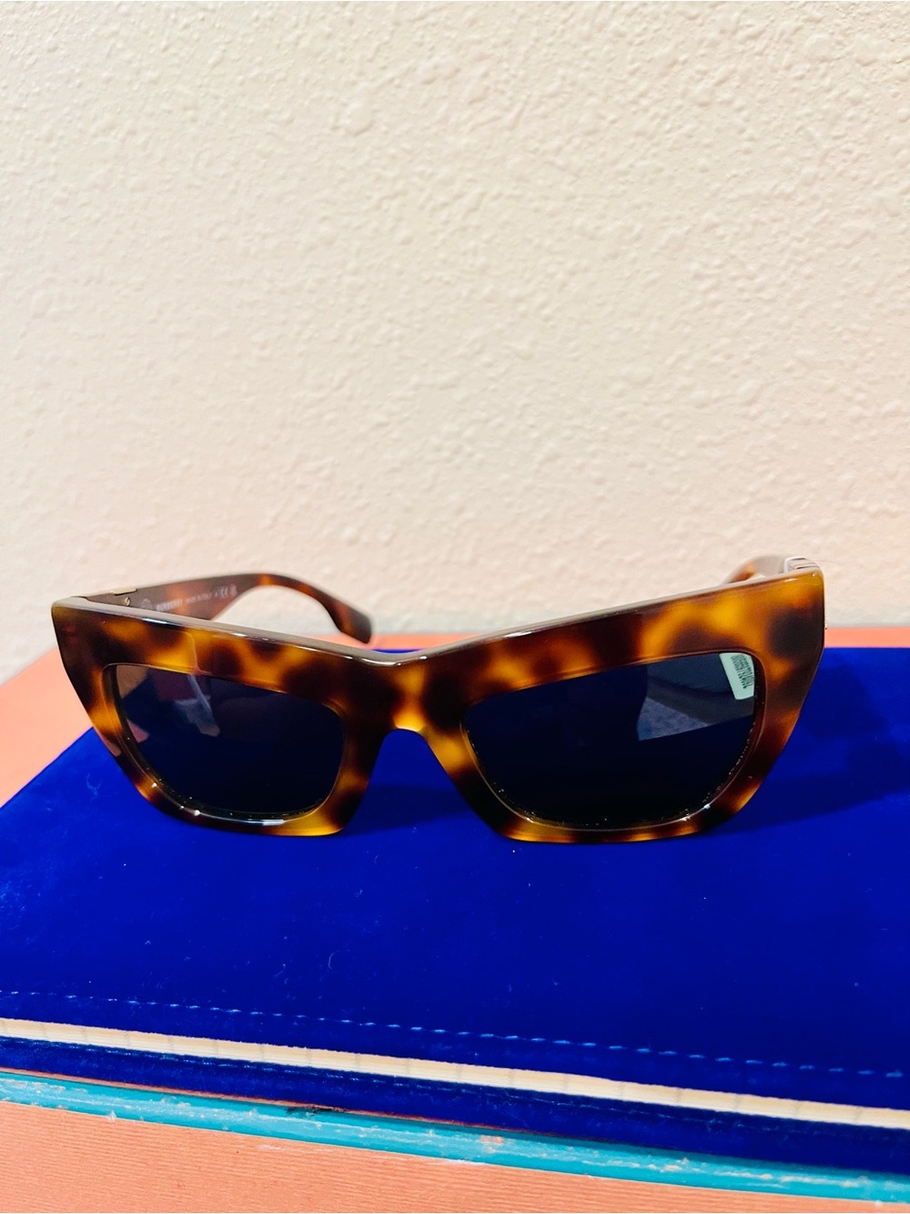 Burberry Tortoiseshell Cat-Eye Sunglasses for Women - Brown - Picture 10 of 11